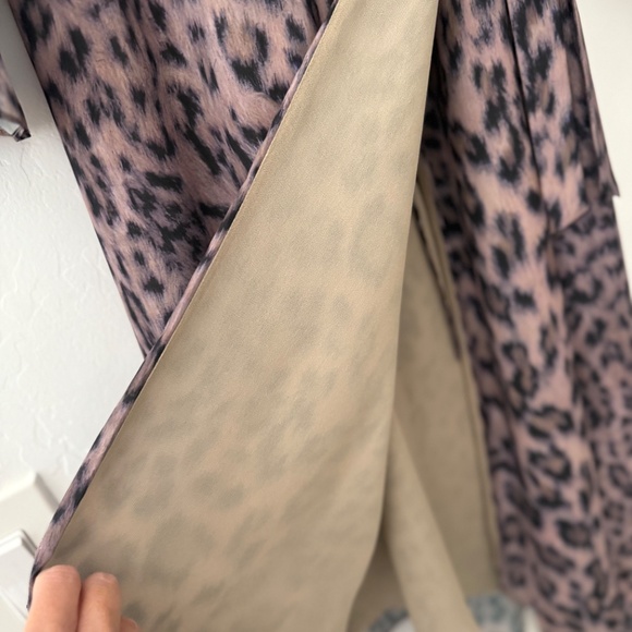 Joie Acantha Asymmetrical Wrap Leopard Print Dress, Sz M- worn once - Picture 3 of 6